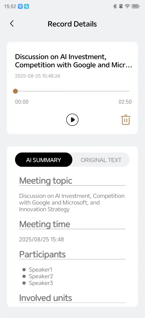 AI Meeting Preview